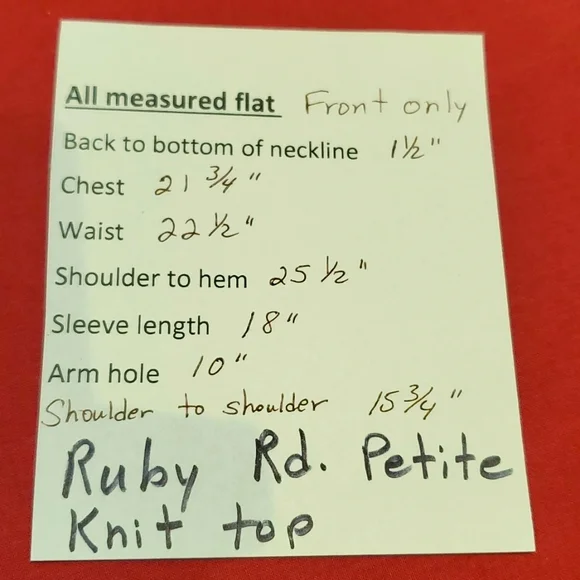 Ruby Rd. Knit Top (PL) - Picture 6 of 7